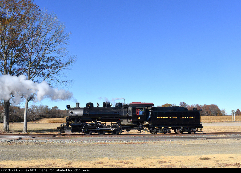 The SMS Restored 0-6-0 9 steam locomotive 